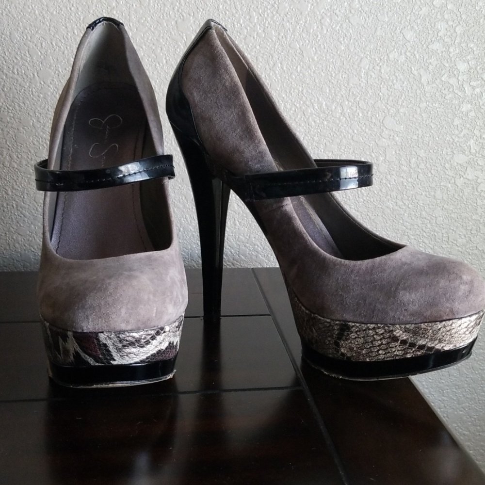 Jessica Simpson Snake Heels